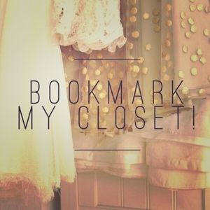 LIKE this to bookmark my closet!😃💟👋